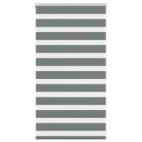 Vidaxl zebra válcový slepý 75x100 cm šířka tmavé tmavé šedé