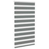 Vidaxl zebra roller slepý 85x100 cm šířka tmavé tmavé šedé