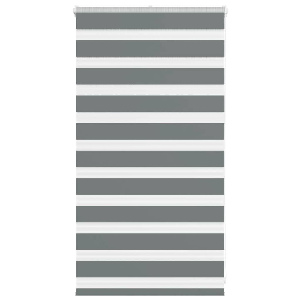Vidaxl zebra válcový slepý 90x100 cm šířka tmavové tmavé šedé