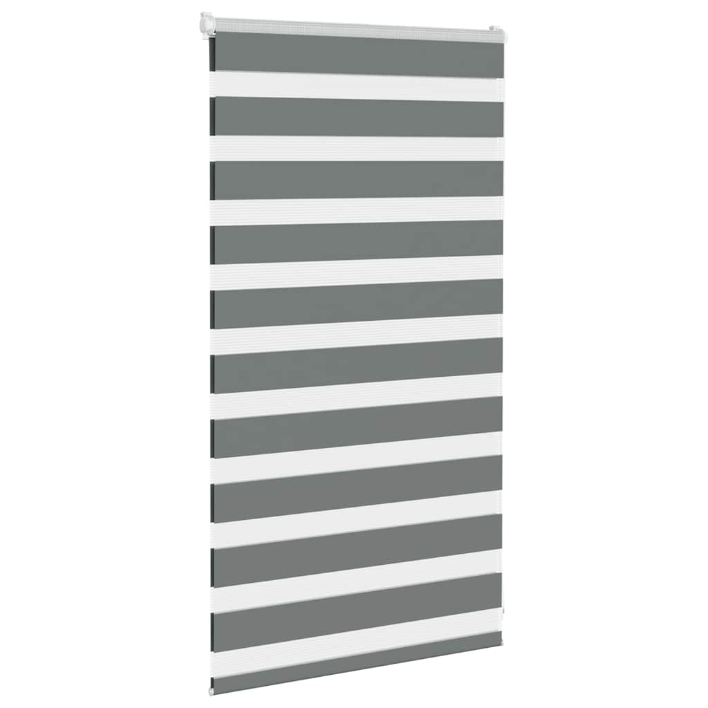 Vidaxl zebra válcový slepý 90x100 cm šířka tmavové tmavé šedé