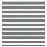 Vidaxl Zebra roller blind 150x100 cm dust width 145.9 cm dark gray