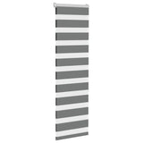 Vidaxl Zebra roller blind 50x150 cm Fabric width 45.9 cm dark gray