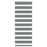 Vidaxl Zebra roller blind 55x150 cm dust width 50.9 cm dark gray
