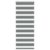 Vidaxl Zebra roller blind 65x150 cm Fabric width 60.9 cm dark gray