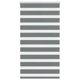 Vidaxl Zebra roller blind 75x150 cm Fabric width 70.9 cm dark gray