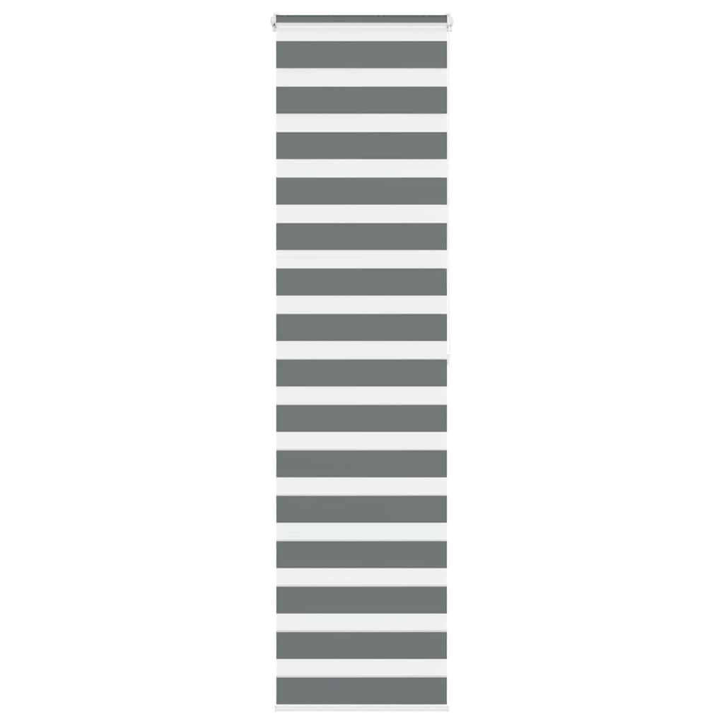 Vidaxl Zebra roller blind 70x200 cm dust width 65.9 cm dark gray