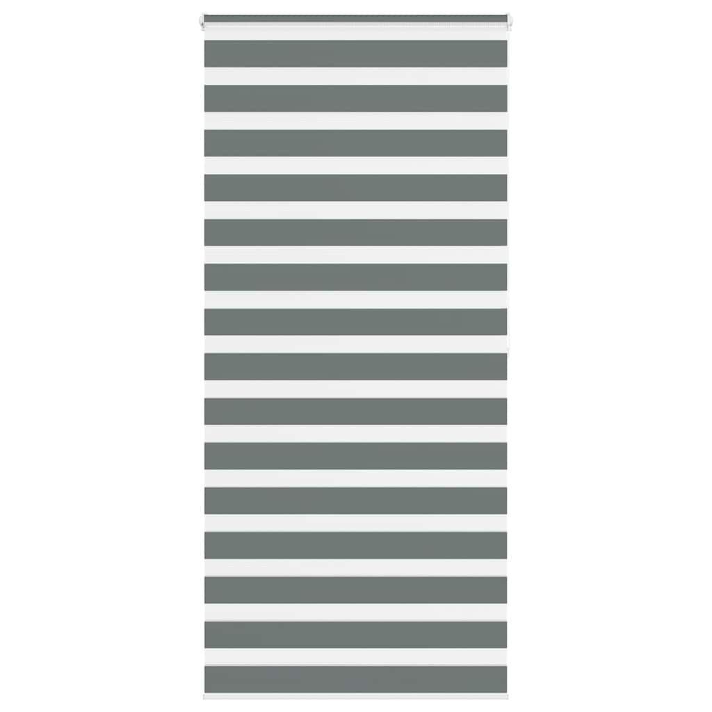 Vidaxl zebra válcový slepý 115x200 cm šířka tmavé šířky 110,9 cm tmavě šedá