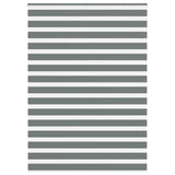 Vidaxl Zebra roller blind 165x200 cm Fabric width 160.9 cm dark gray