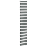 Vidaxl Zebra Roller Slepi 40x230 cm Širina tkanine 35,9 cm temno siva