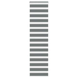 Vidaxl Zebra Roller Slepi 55x230 cm Širina tkanine 50,9 cm temno siva