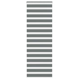 Vidaxl Zebra roller blind 70x230 cm dust width 65.9 cm dark gray
