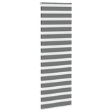 Vidaxl Zebra roller blind 70x230 cm dust width 65.9 cm dark gray