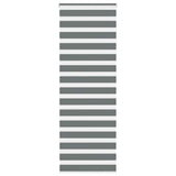 Vidaxl Zebra roller blind 75x230 cm Fabric width 70.9 cm dark gray