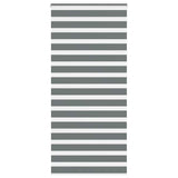 Vidaxl Zebra Roller Slepi 115x230 cm Širina tkanine 110,9 cm temno siva