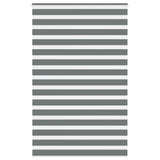 Vidaxl zebra rolgordijn 145x230 cm stofbreedte 140,9 cm donkergrijs