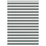 Vidaxl Zebra roller blind 165x230 cm Fabric width 160.9 cm dark gray
