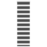Vidaxl Zebra roller blind 50x100 cm Fabric width 45.9 cm black