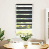 Vidaxl Zebra roller blind 60x100 cm dust width black 55.9 cm