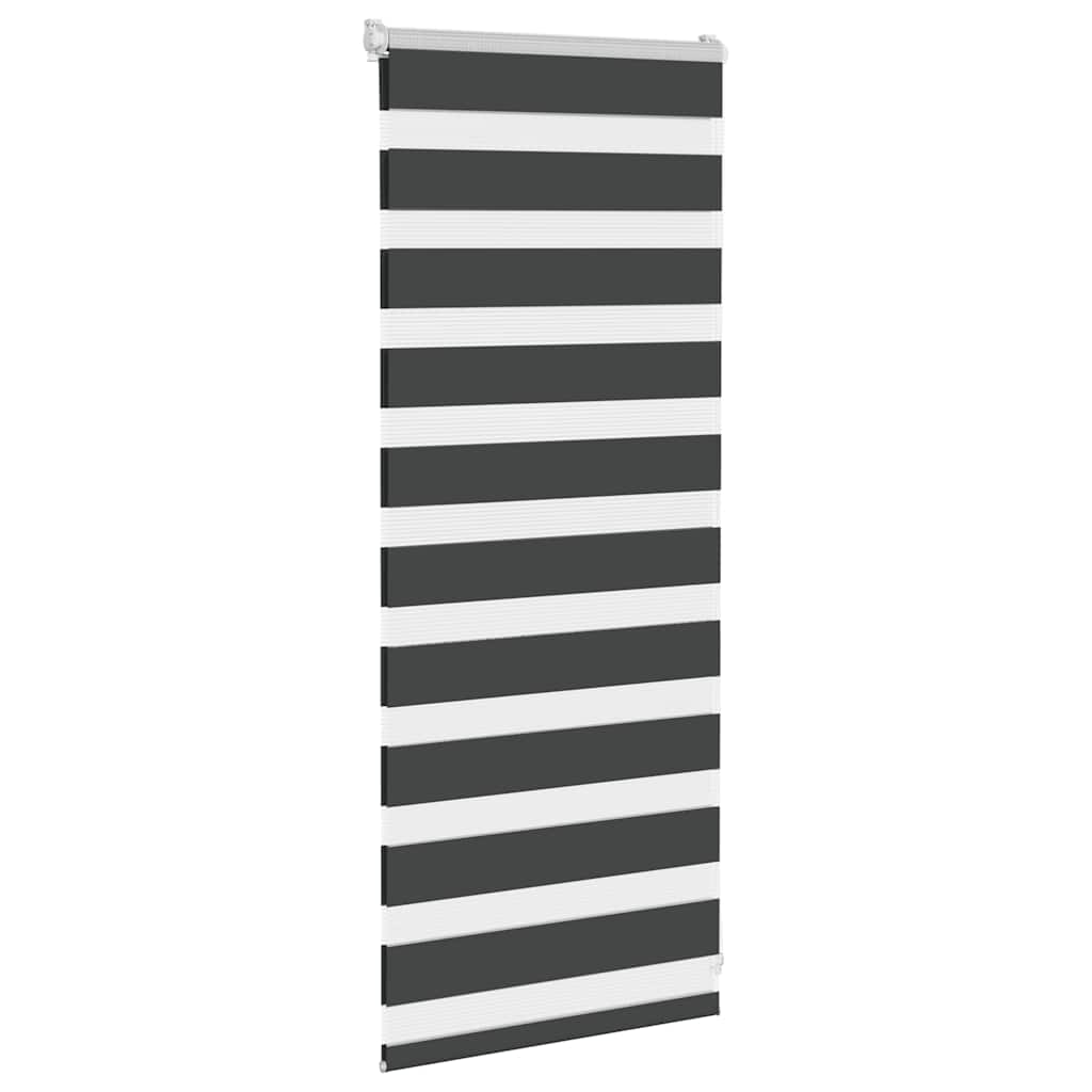 Vidaxl zebra roller slepý 60x100 cm šířka prachu černá 55,9 cm