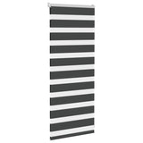 Vidaxl zebra roller slepý 60x100 cm šířka prachu černá 55,9 cm