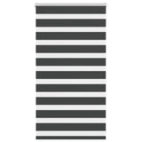 Vidaxl zebra roller slepý 90x100 cm šířka tkaniny 85,9 cm černá