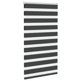 Vidaxl zebra roller slepý 90x100 cm šířka tkaniny 85,9 cm černá