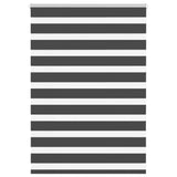 Vidaxl zebra roller slepý 95x100 cm šířka tkaniny 90,9 cm černá