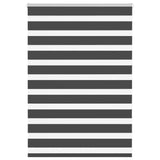 Vidaxl Zebra roller blind 105x100 cm Fabric width 100.9 cm Black