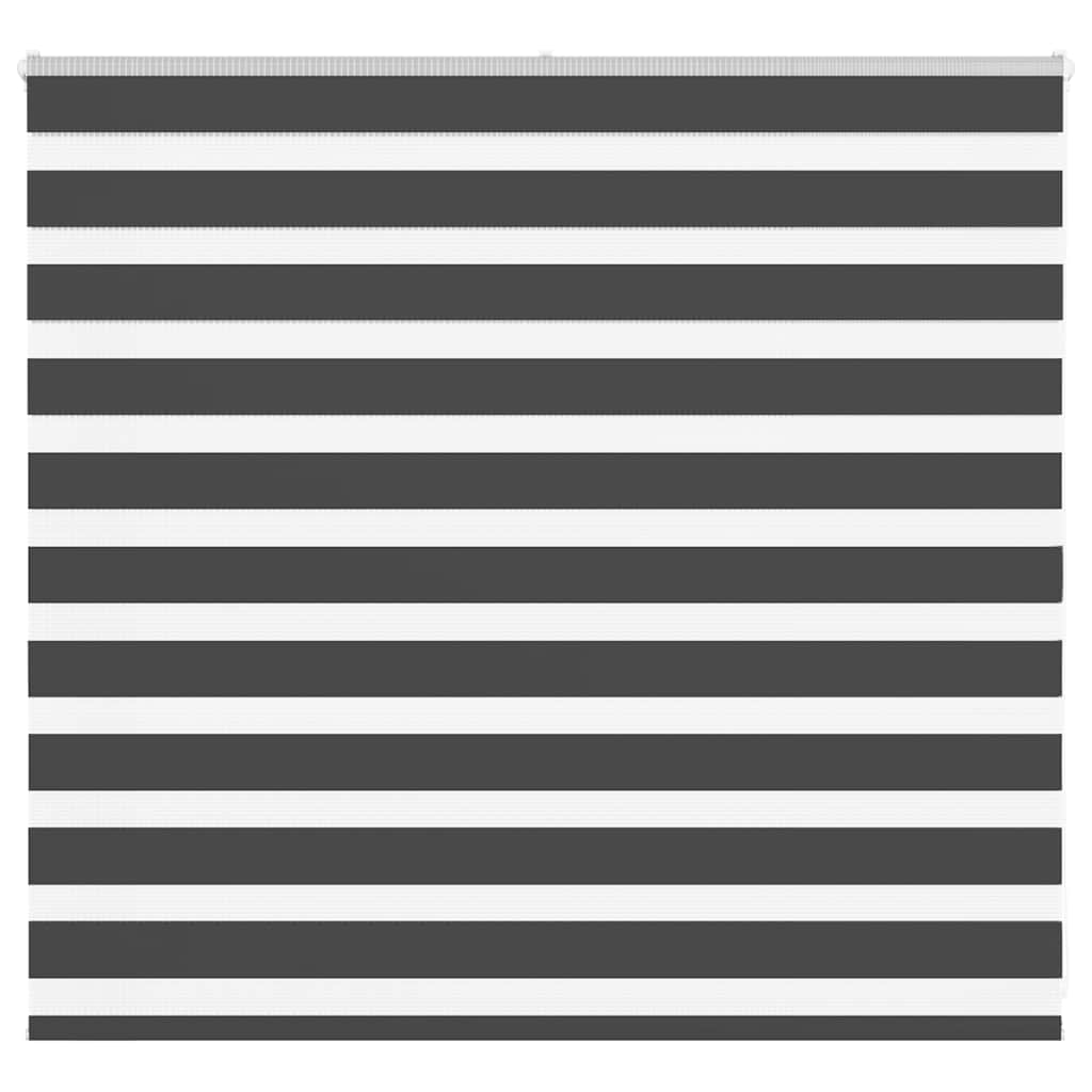 Vidaxl Zebra roller blind 155x100 cm Fabric width 150.9 cm Black
