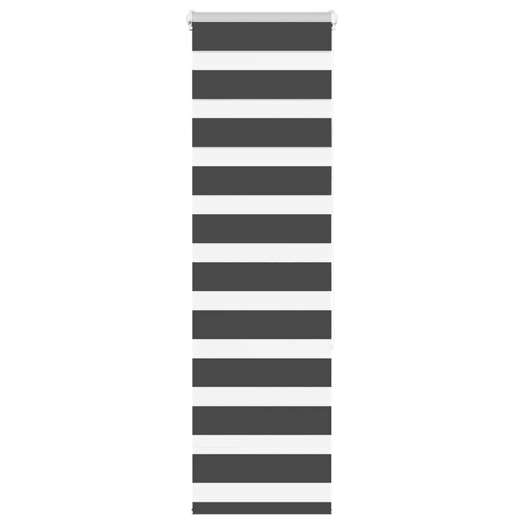 Vidaxl Zebra roller blind 40x150 cm dust width 35.9 cm black