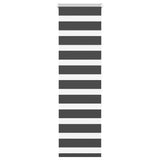 Vidaxl Zebra roller blind 50x150 cm dust width 45.9 cm black