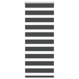 Vidaxl Zebra roller blind 60x150 cm dust width black 55.9 cm