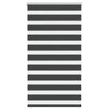 Vidaxl zebra roller slepý 75x150 cm šířka prachu 70,9 cm černá