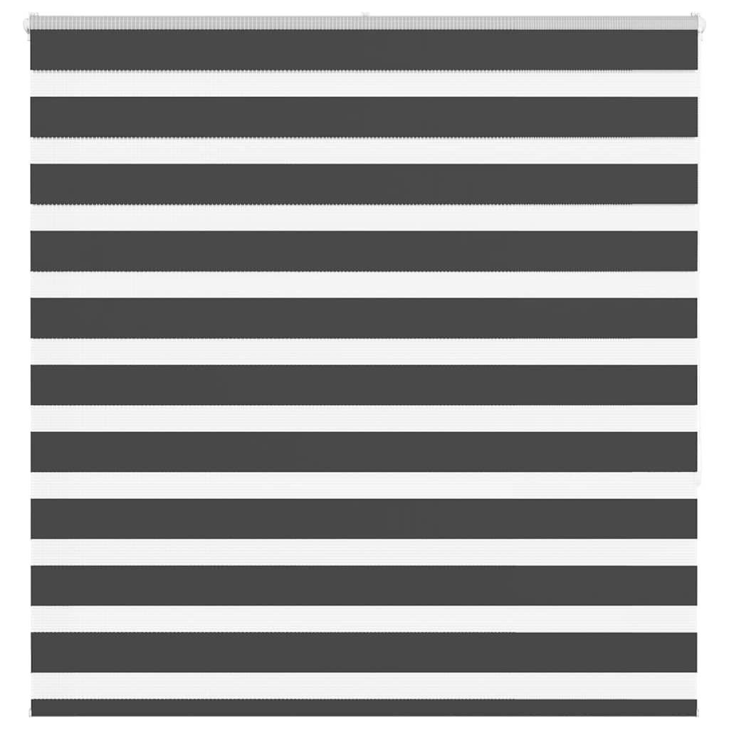 Vidaxl Zebra Roller Blind 140x150 cm Šířka prachu 135,9 cm černá