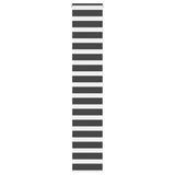 Vidaxl Zebra roller blind 45x200 cm dust width 40.9 cm black