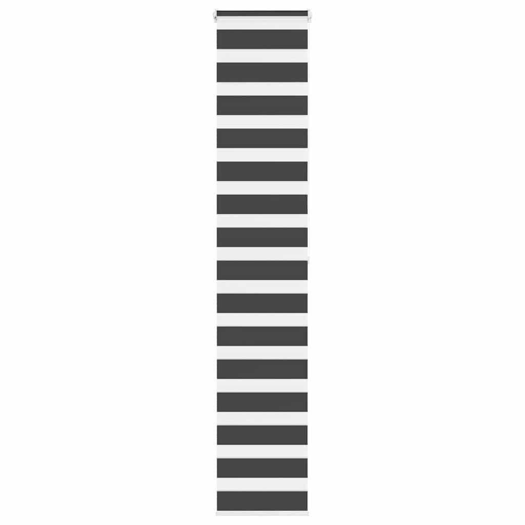 Vidaxl Zebra roller blind 50x200 cm Fabric width 45.9 cm black