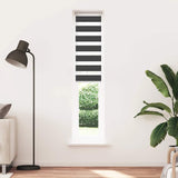 Vidaxl zebra roller slepý 50x200 cm šířka tkaniny 45,9 cm černá