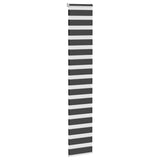 Vidaxl Zebra roller blind 50x200 cm Fabric width 45.9 cm black