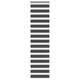 Vidaxl zebra roller slepý 65x200 cm šířka tkaniny 60,9 cm černá