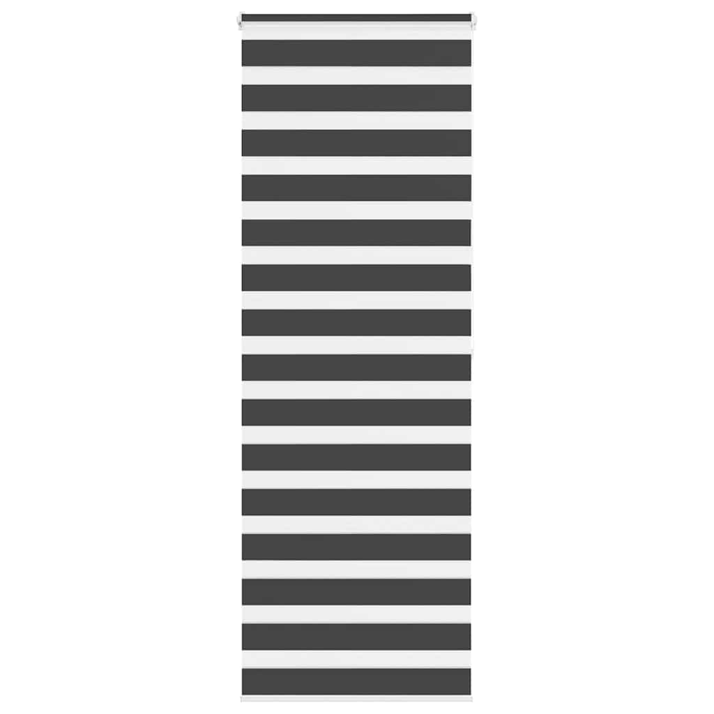 Vidaxl Zebra roller blind 70x200 cm dust width 65.9 cm black