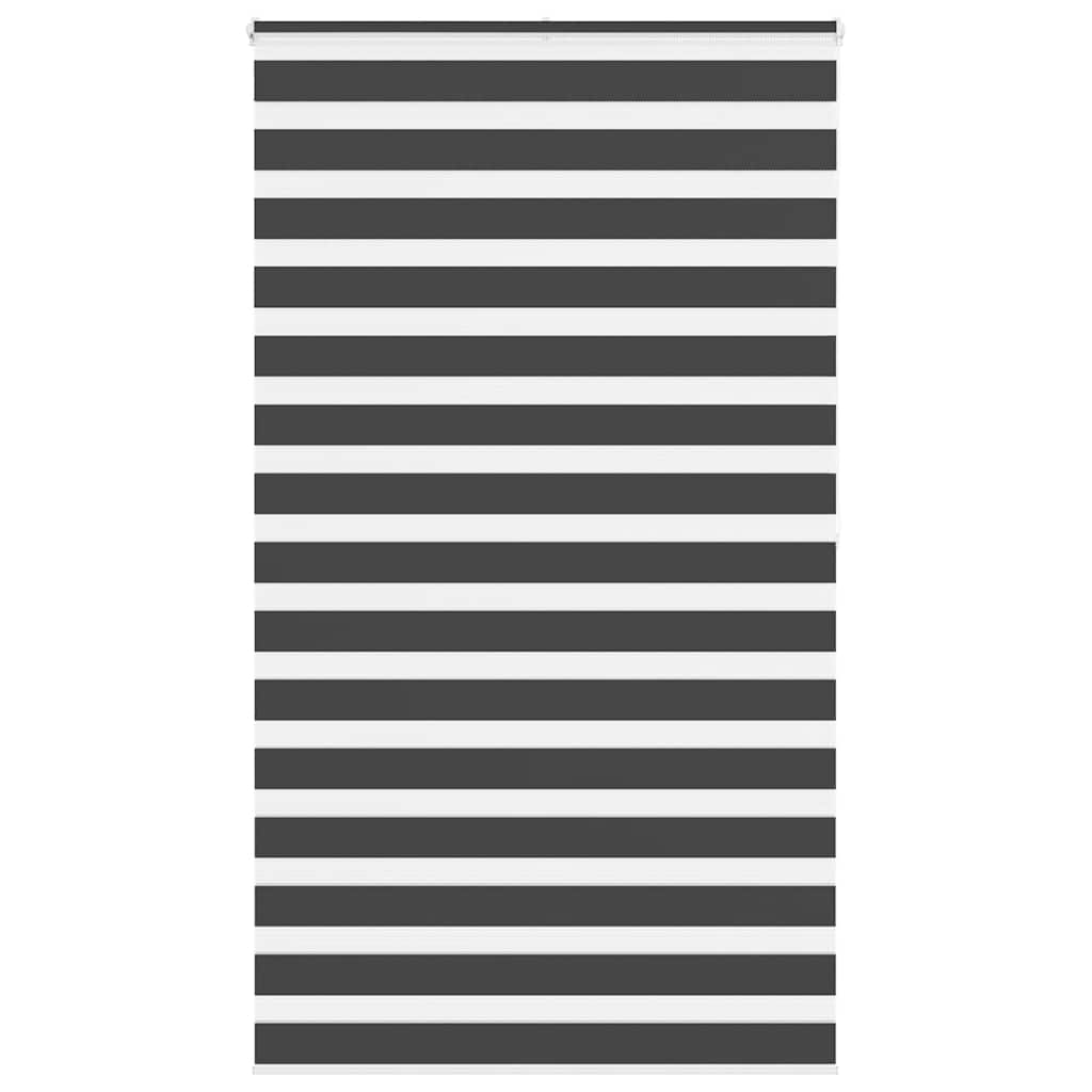 Vidaxl Zebra roller blind 135x200 cm Fabric width 130.9 cm Black
