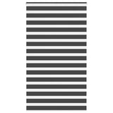 Vidaxl Zebra roller blind 135x200 cm Fabric width 130.9 cm Black