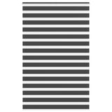 Vidaxl zebra Roller Blind 140x200 cm Šířka prachu 135,9 cm černá