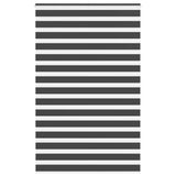 Vidaxl zebra rolgordijn 150x200 cm stofbreedte 145,9 cm zwart