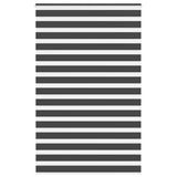 Roleta VidaXL zebra 150x200 cm šírka látky 145,9 cm čierna