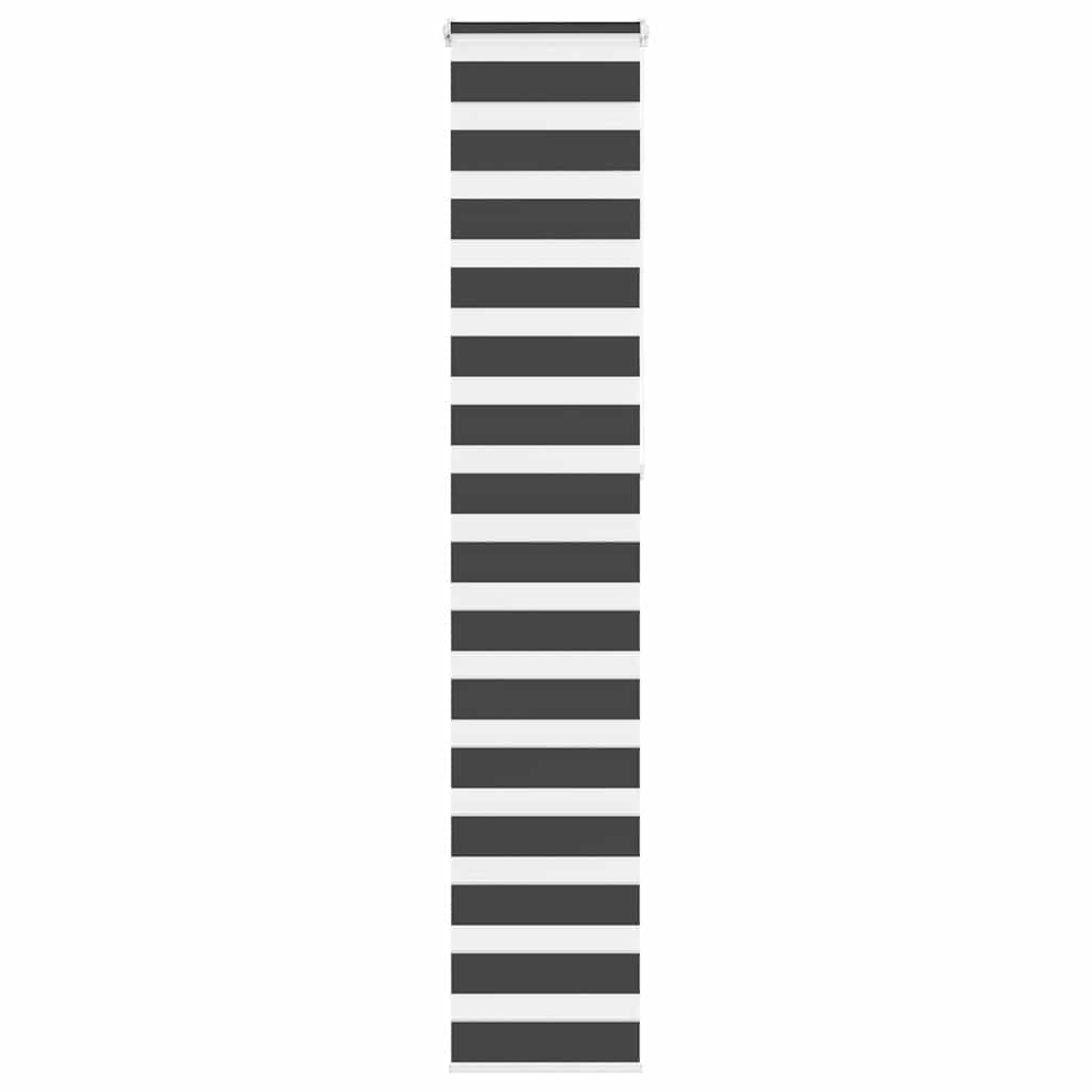 Vidaxl Zebra roller blind 40x230 cm Fabric width 35.9 cm Black