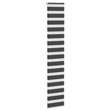 Vidaxl Zebra roller blind 40x230 cm Fabric width 35.9 cm Black