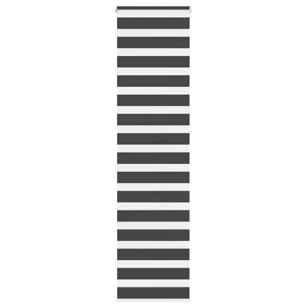 Vidaxl Zebra roller blind 65x230 cm Fabric width 60.9 cm Black