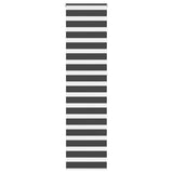 Vidaxl Zebra roller blind 65x230 cm Fabric width 60.9 cm Black