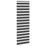 Vidaxl zebra roller slepý 80x230 cm šířka tkaniny 75,9 cm černá